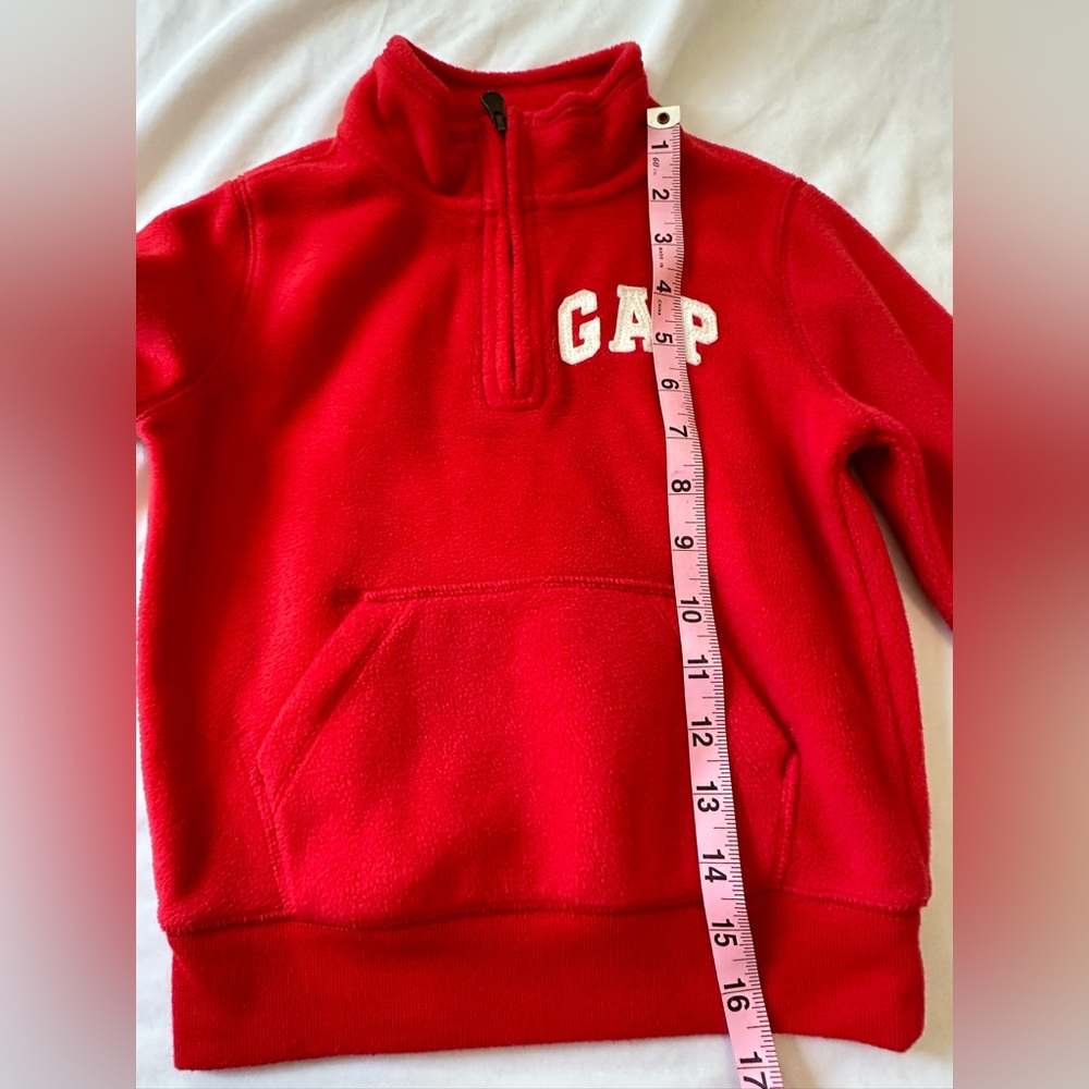 Boys GAP fleece 3/4 zip shirt or outer layer - Picture 11 of 12